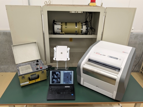 放射線透過試験の器材