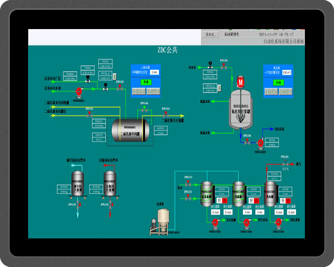 <b>印花浆粘合剂生产线自动化控制 DCS/PLC+Batch</b>