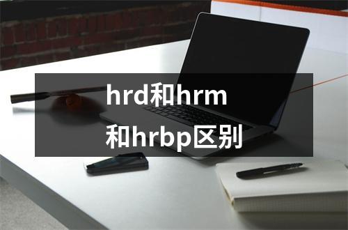 hrd和hrm和hrbp区别