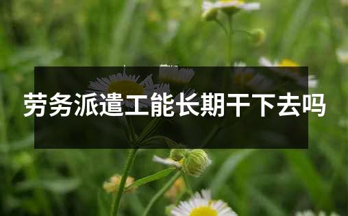 劳务派遣工能长期干下去吗