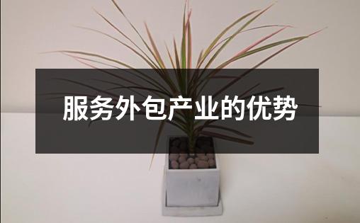 服务外包产业的优势