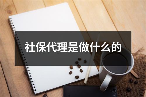 社保代理是做什么的