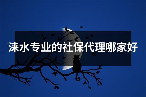 涞水专业的社保代理哪家好