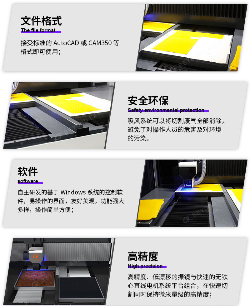 FPC外型双工位激光切割机的优势