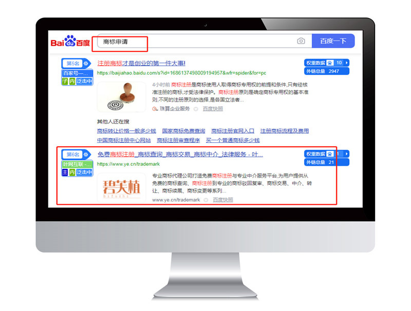 商标注册百度优化