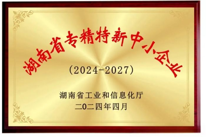 向“新”而行 提“質”發展！五恒模架獲評2024年湖南省專精特新中小企業