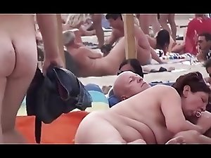 Nude Beach - Lewd Couples Public Exhiibitions