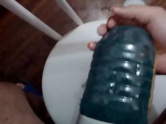 Oversized penis MASTURBATION Great masturbation machine