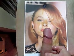 Chloe Moretz Cum Tribute 18