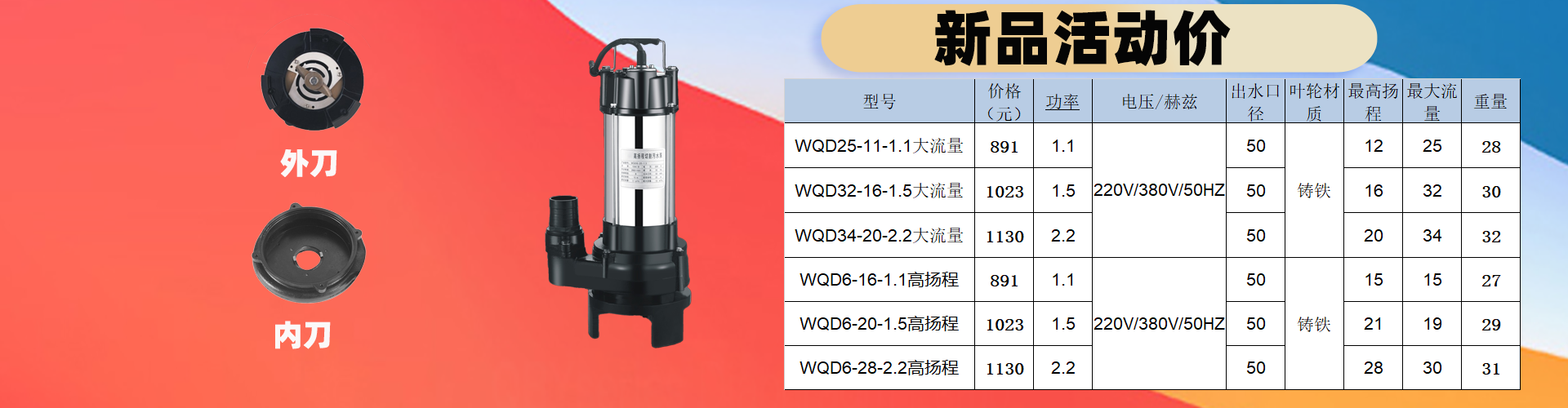 立式管道离心泵