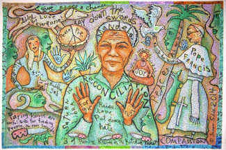 Mandela. full view. ©Susan Shie 2014