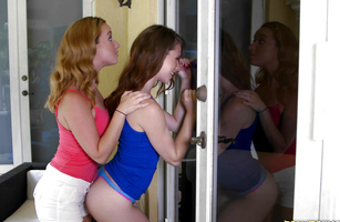 Classy redhead Anya Olsen can't keep herself from fucking hung buddy