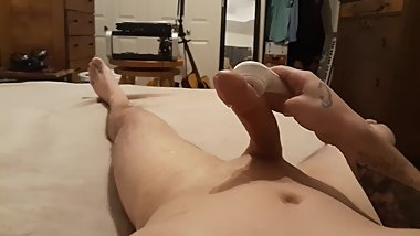 Edging with a vibrator