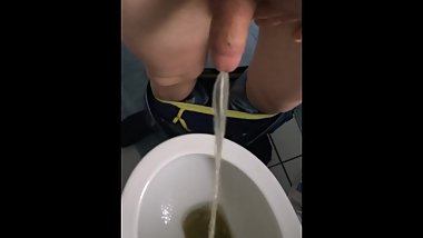 Scottish teen pissing