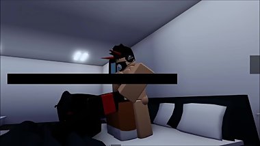 ROBLOX  WHITE GUY FUCKS BLACK GIRL WITH HER CLOTHES ON!