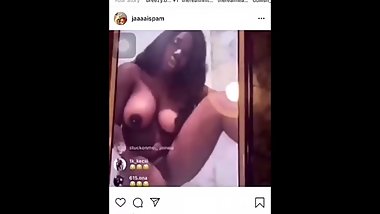 Ebony Teen Masturbate On Live ( Looking 4 the Original Vid)