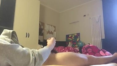 British teen masturbates