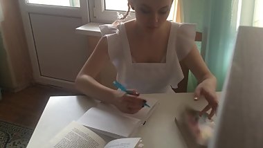 Schoolgirl Fucked by Step Dad