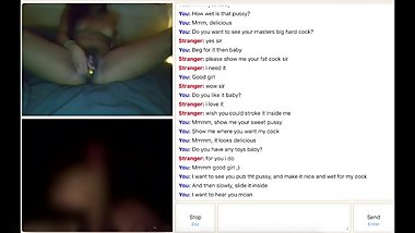 Submissive Omegle Teen Orgasms During First Ever Anal