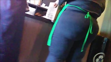 CANDID BBW TEEN MEGA PEAR BIG ROUND BOOTY TIGHT JEANS VOYEUR SPY FAT ASS!!!