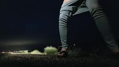 Pissing On The Side Of The Highway On Roadtrip