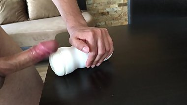 Big dick fuck fleshlight and amazing load