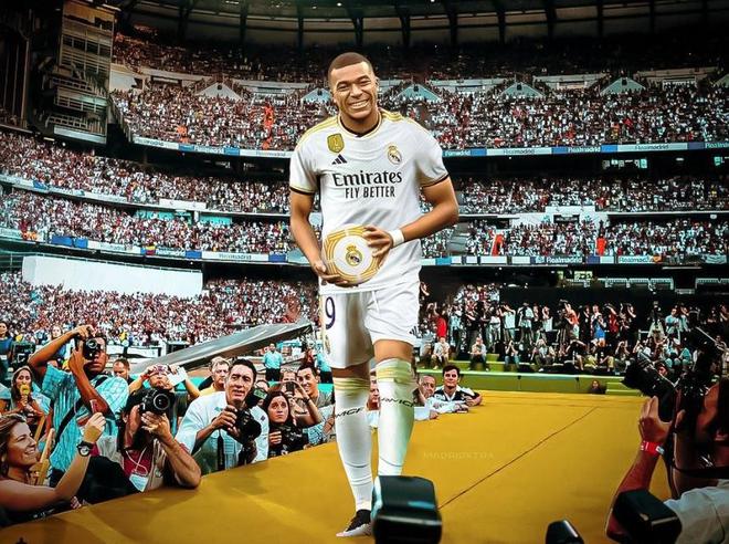 Real Madrid chính thức thông báo thời gian dành cho Mbappé đã được ấn định, lễ chào đón đẳng cấp như Ronaldo sẽ được tổ chức với 80.000 người có mặt.(图3)