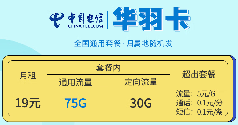 流量卡选什么样的才好？全国通用的流量卡套餐19元100G的电信流量卡