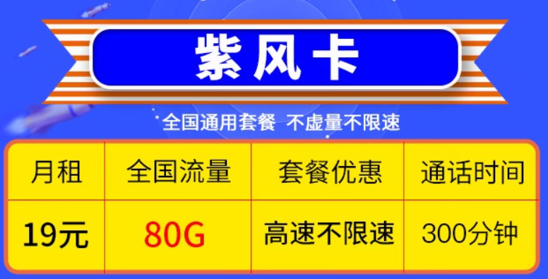 移动流量卡适合做副卡的手机卡套餐推荐 全国通用不虚量不限速套餐