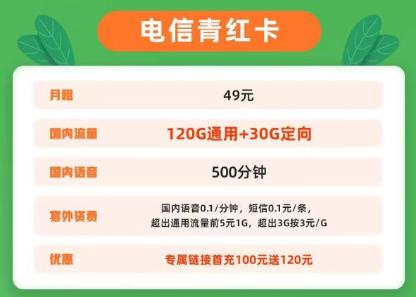 19元111G全国流量电信天天玩卡|电信青红卡49元150G+500分钟|买流量卡就看这儿