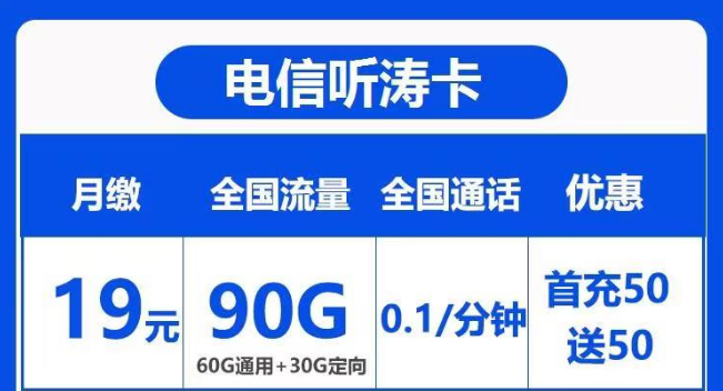 为什么我的流量卡要二次实名？是怎么回事？电信听涛卡19元90G+0.1元/分钟