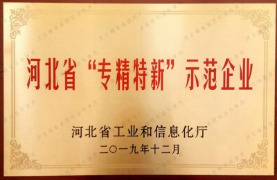 專(zhuān)精特新示范企業(yè)