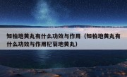 知柏地黄丸有什么功效与作用（知柏地黄丸有什么功效与作用杞菊地黄丸）