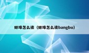 蚌埠怎么读（蚌埠怎么读bangbu）