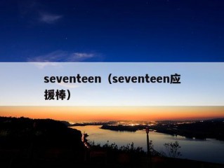 seventeen（seventeen应援棒）