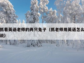 抓着英语老师的两只兔子（抓老师用英语怎么说）