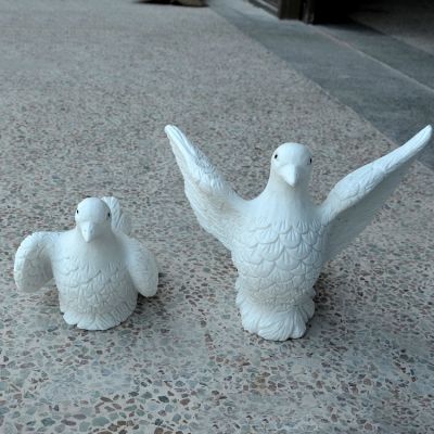 公园别墅玻璃钢树脂创意鸽子景观