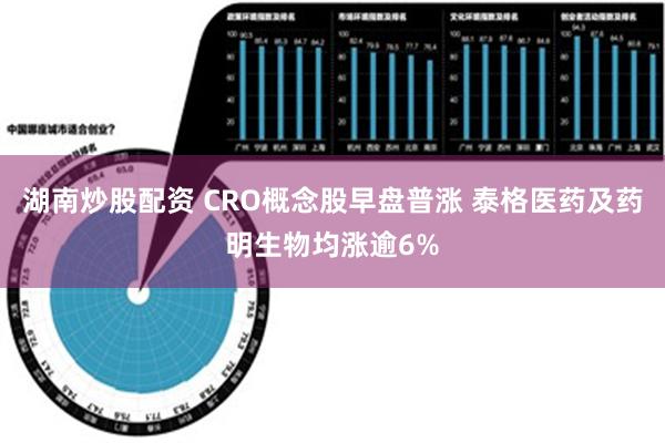 湖南炒股配资 CRO概念股早盘普涨 泰格医药及药明生物均涨逾6%