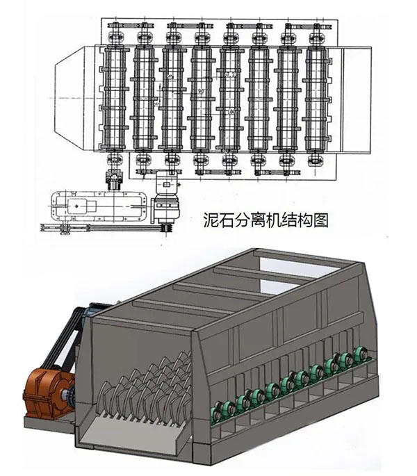 泥石分離機(jī)結(jié)構(gòu)圖