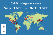 Locations of visitors to this page