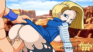 Android 18 Dragon Ball Z Hentai - Compilation 2