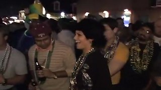 Public Flashing During Mardi Gras