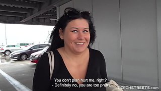 CzechStreets - Busty Milf Gets Her Ass Fucked In Front Of A Supermarket