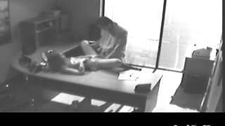 Dirty office whore fucked by the boss man