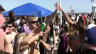 Scandalous Public Beer and Sex Party on the beach