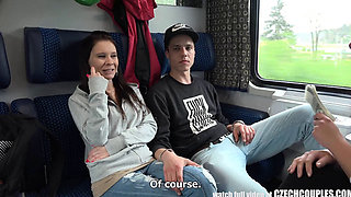 Foursome Sex in Public TRAIN