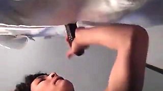 Black Cock Blowjob at Gloryhole by Crossdresser