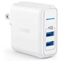 Anker PowerPort 2 Elite 2ポート USB急速充電器 24W 1,119円 超激安特価