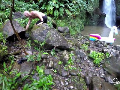 SinsLife - Epic Outdoor Hardcore 4 Way Fuck Fest in Beautiful Waterfall!