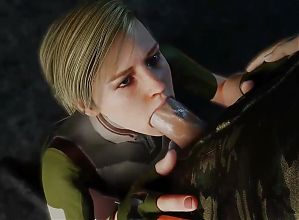 Cassie Cage mk11 Blowjob